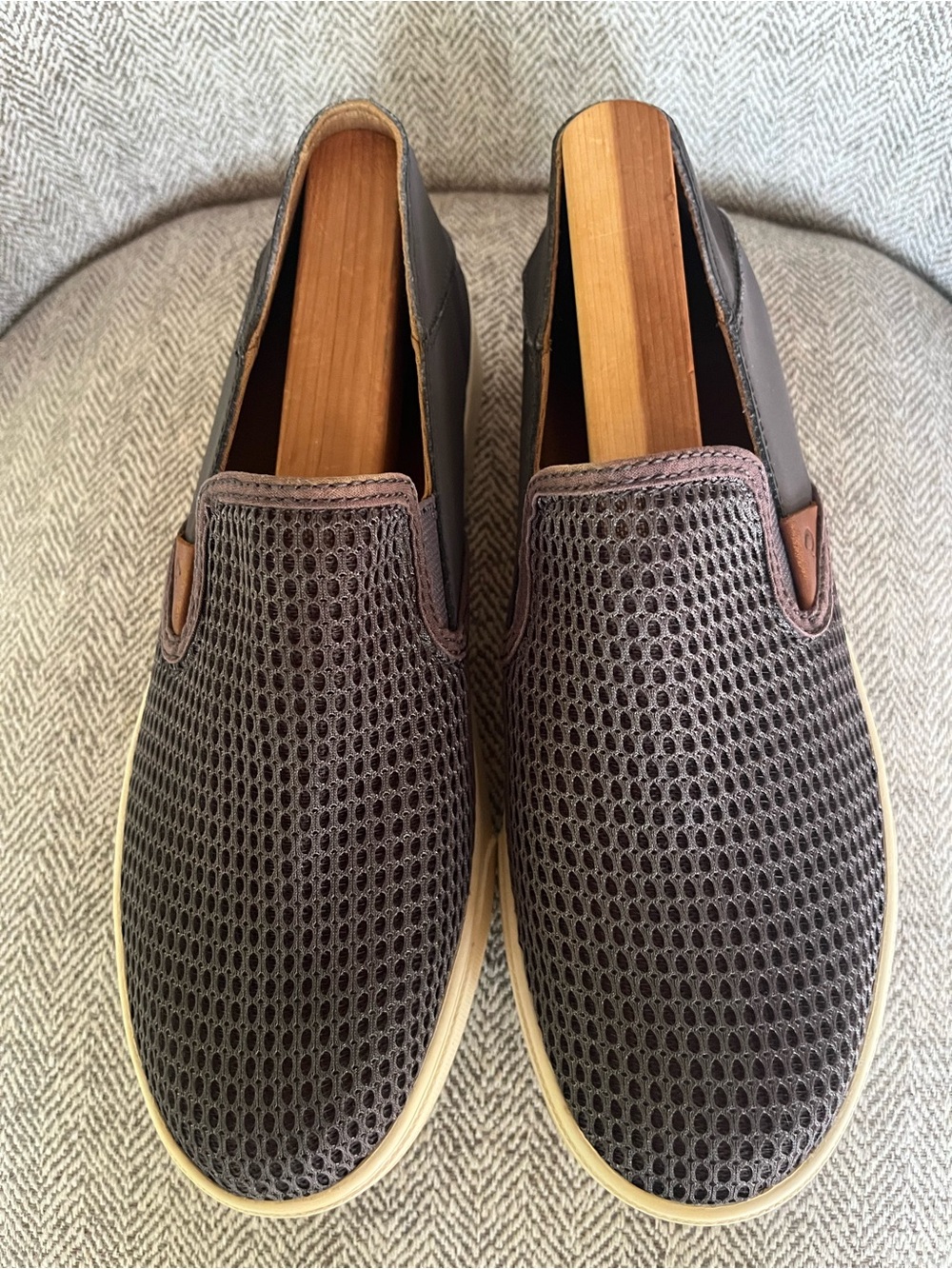OluKai Pehuea Women’s Slip-On Shoes Gray Size 8.5 Mesh Casual Sneakers - Picture 7 of 7